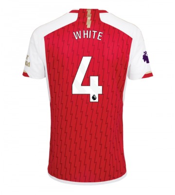 Arsenal Benjamin White #4 Hemmatröja 2023-24 Kortärmad